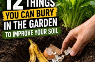 12 Things You Can Bury In The Garden To Improve Your Soil 🌱