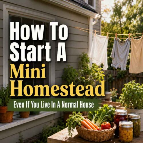 How To Start A Mini Homestead Even If You Live In A Normal House - Home ...