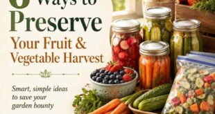 6 Ways to Preserve Your Fruit and Vegetable Harvest