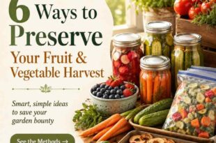 6 Ways to Preserve Your Fruit and Vegetable Harvest